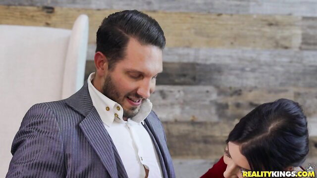 Ivy Lebelle's steamy encounter with suited man in Reality Kings