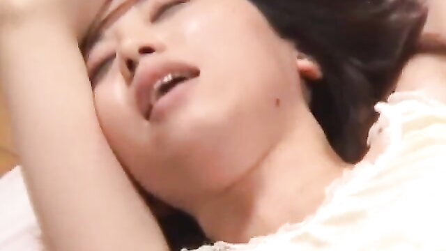 Yuko Nakata mature Japanese wife moaning in clothed sex ecstasy