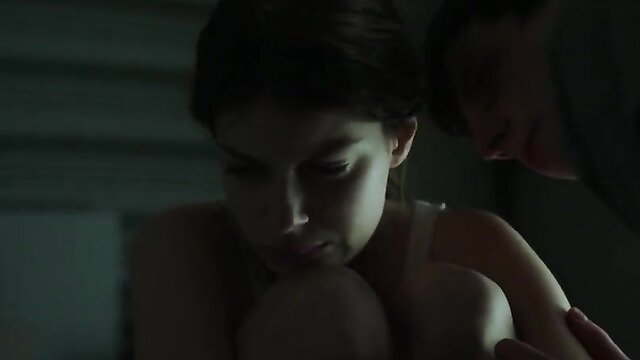 Alma Noce nude tits closeup in The Girl Flew 2021 hot scene