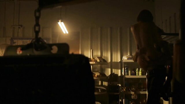 Shelley Hennig as Malia in Teen Wolf The Movie sexy warehouse scene