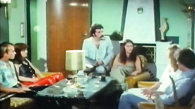 Retro 70s German porn group in living room, Die Nagelprobe