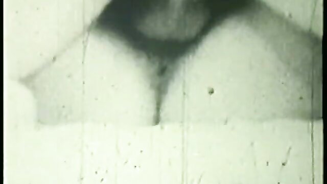 Vintage 50s 60s stag film closeup of woman's nude ass and pussy