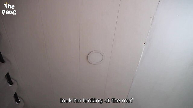 POV of big ass MILF stepmom looking up at horny stepson from below