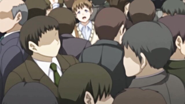 Ienai Koto Ep.2 JAV boys in suits crowded scene anxious expressions