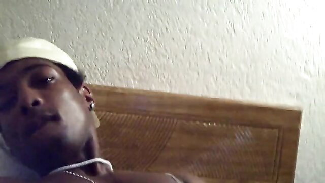 Hot black jock solo BBC jerk off closeup