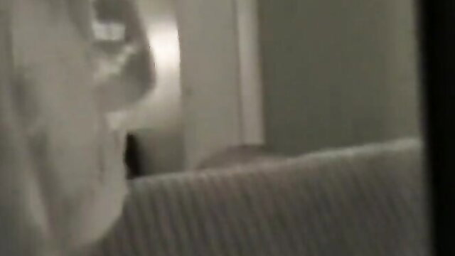 Naked girl exposing hot firm tits pressed on window voyeur cam