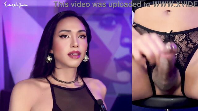 Lavaltli's dual jizz cascade seated taunt with naughty face and penis