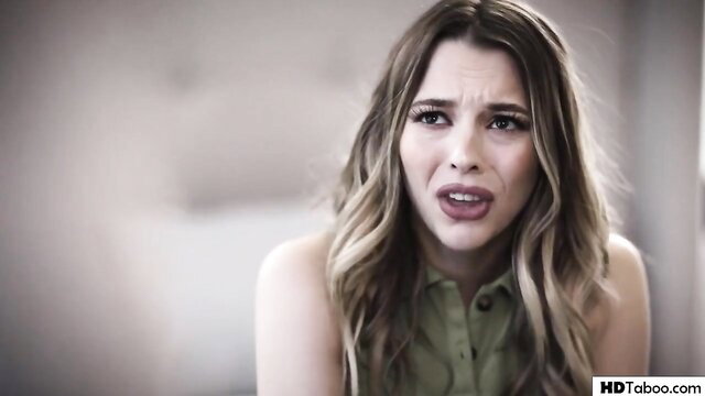 Lily Larimar shocked expression in taboo scene