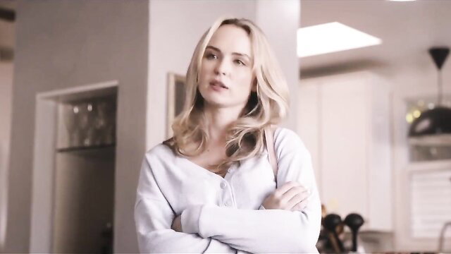 Anna Claire Clouds blonde beauty arms crossed in steamy teaser