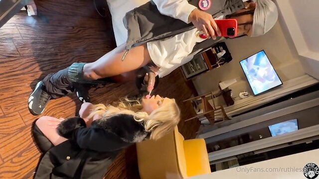 Kali Roses blonde passion sucking BBC in wild interracial frenzy