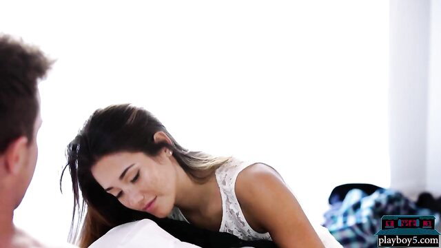 Eva Lovia gorgeous mommy in passionate bedroom sex