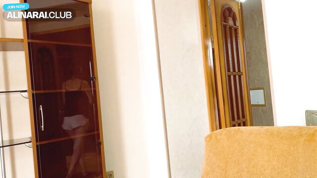 Alina Rai topless teasing in bedroom, big tits stepdaddy fantasy