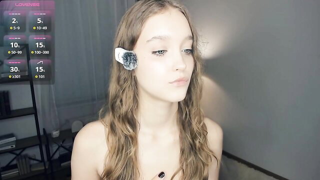 alicemelison skinny teen webcam girl with fluffy ear accessory