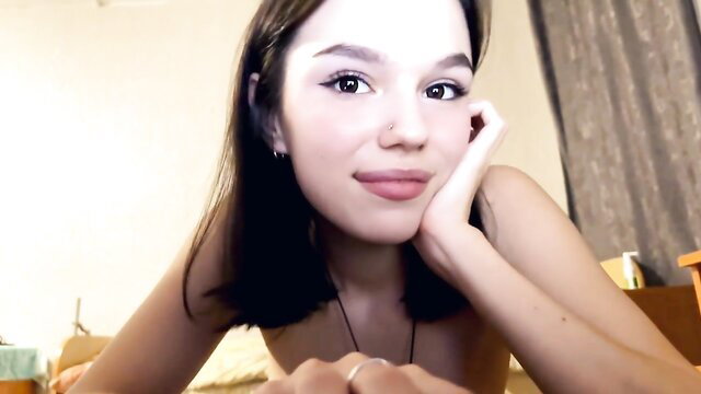 Skinny Asian cam girl Janethcensky teases topless on Chaturbate