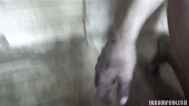 Horror Porn 9 Wild Beast eerie hand gripping nude skin closeup