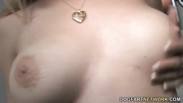 Mae Meyers topless big tits at gloryhole Dogfart creampie