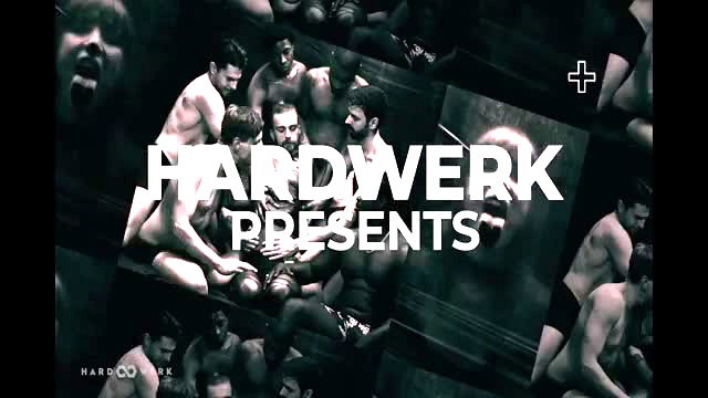 HardWerk presents Paulita gangbang with muscular nude men