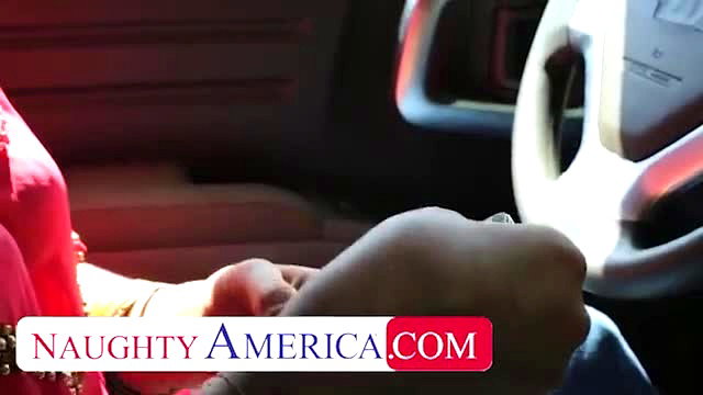 Carmen McCarthy red dress car sex with stranger Danny Wylde