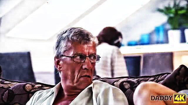 Erica Black with horny boyfriend's old daddy in Daddy 4K