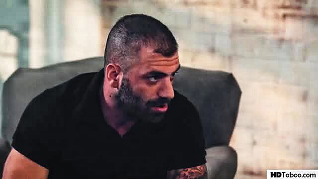 Jason Moody tattooed hunk in Pure Taboo scene with Casey Calvert