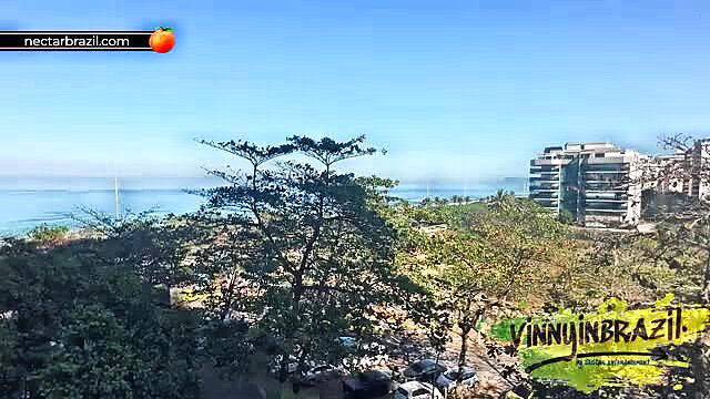 Mih Ninfetinha by beach high-rise, Vinny In Brazil outdoor tease