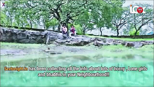 Gorgeous Indian MILF bhabhi with horny lone girls in neighborhood outdoors