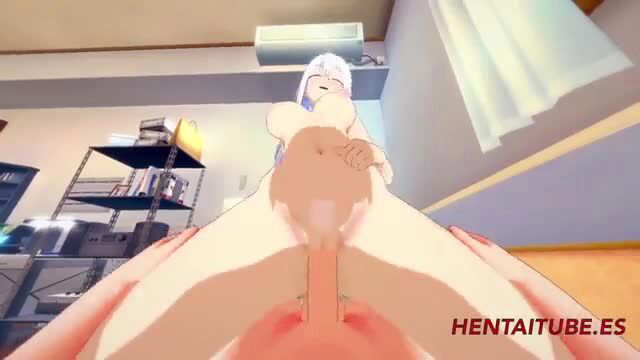 Rei Todoroki 3D hentai POV cowgirl penetration closeup