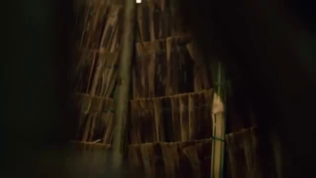 Manang Medina, Pow Pai, Sky Alvarez voyeur nudity in dark bamboo hut