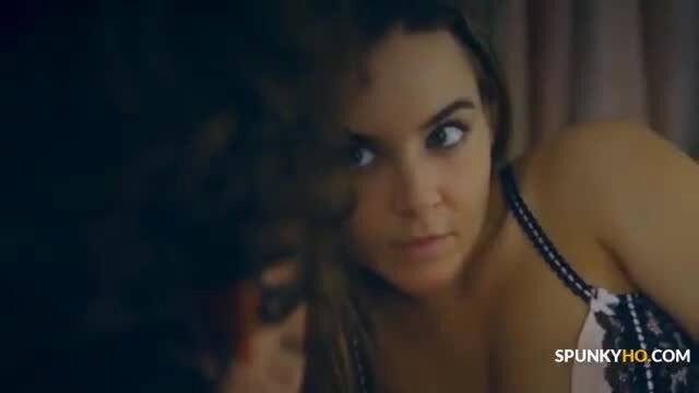 Natasha Nice in lingerie, wide-eyed as desperate mother blackmailed by stepson