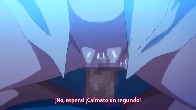 Horny anime maid calms master in seductive hentai episode