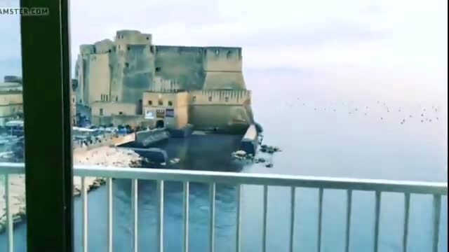 adult video thumbnail with a castle by the sea