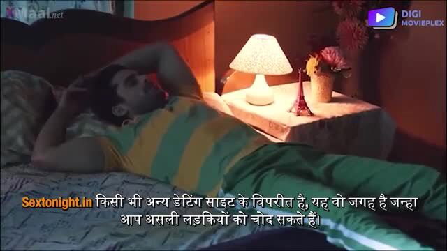 Stunning Indian babe in striped sexy lingerie lying horny on bed