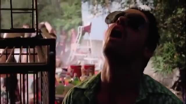 Emily Hamilton screaming passionately in outdoor nude sex scene