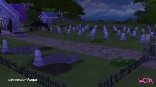 Spooky cemetery fuck with boyfriend at night