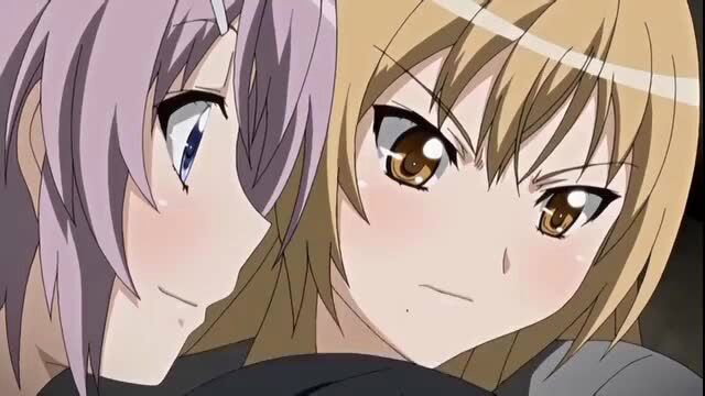 Rin X Sen Ran Sem Cross Mix vol.1 anime girls close-up blush faces yuri tease