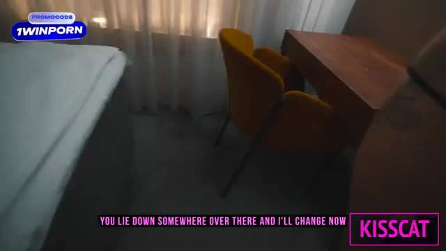 Stepmom tells stepson to lie down while she changes in bed share scene