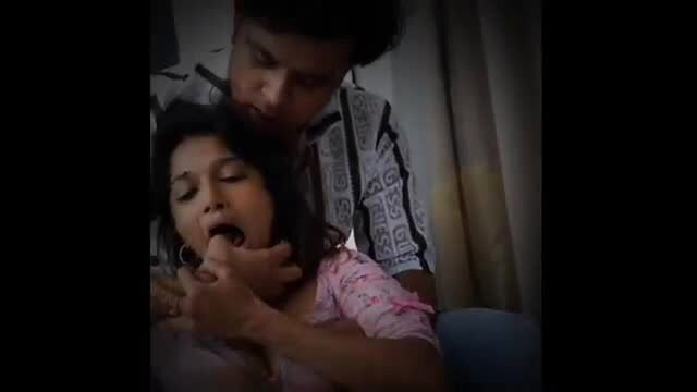 Lavanya Manickam hot balcony face fuck blowjob by man