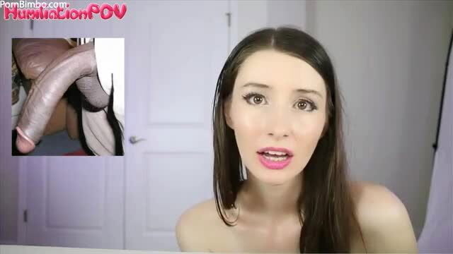 Princess Mika topless humiliates small dick losers in POV femdom cock stroke video