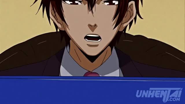 Shy anime maid breastfeeding boss close-up intense expression