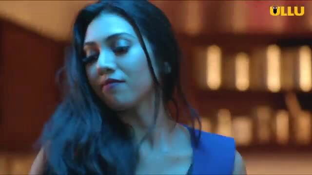 Seductive Indian woman in blue dress from Blackmailing Lesbos erotic video