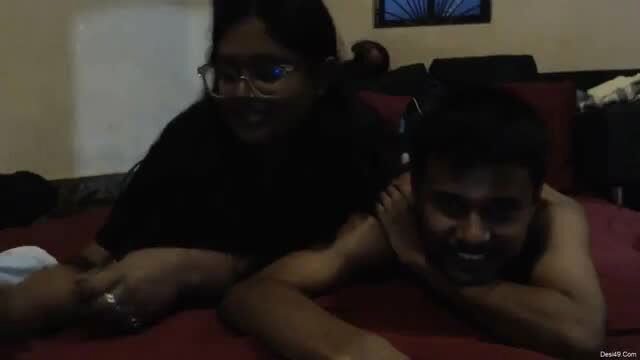 Indian couple having sex in a hotel room