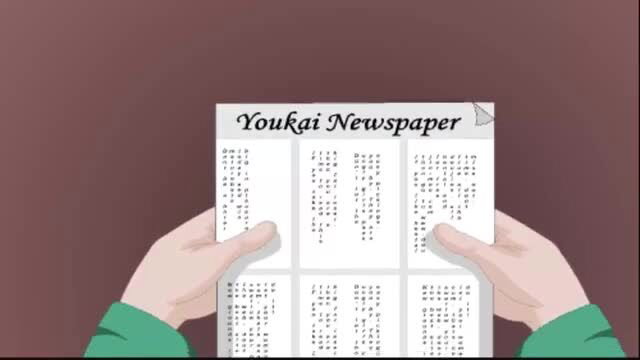 Moka Akashiya holding Youkai Newspaper in vampire hentai