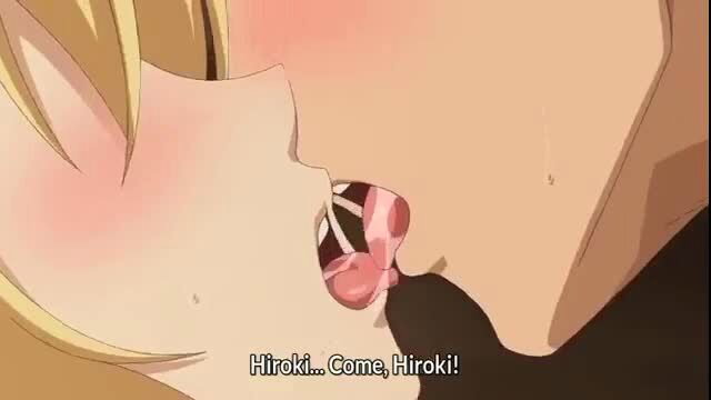 Busty blonde elf schoolgirl licks and begs teacher to cum, hentai style