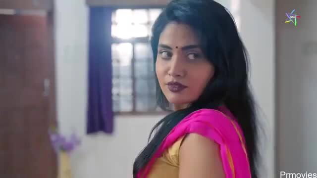 Shameless Indian MILF in pink saree, seductive gaze, X-rated clip