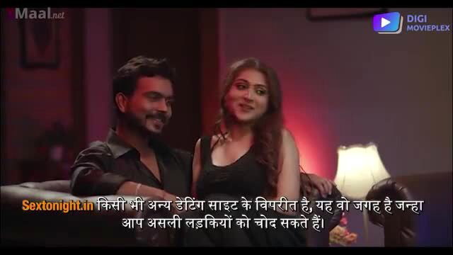 Hottie Indian Babe teases date night in tight black top, erotic couple clip