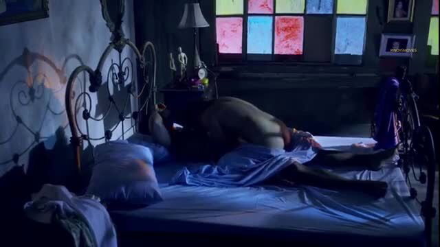 Lauriana Garcia nude Filipina actress lying topless on bed in Lauriana 2013 sex scene