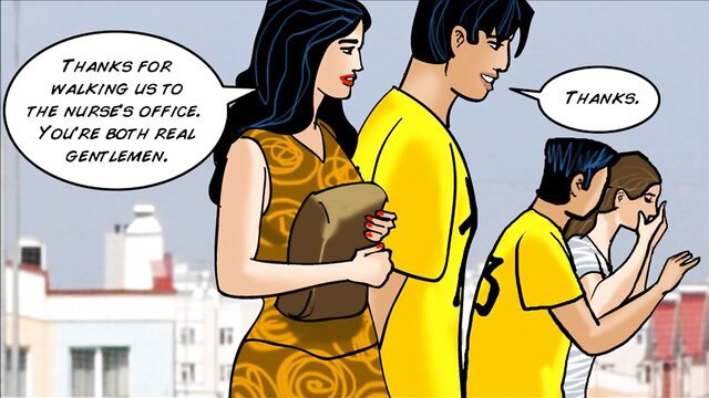 Velamma thanks sexy assistant coach and players outside nurses office