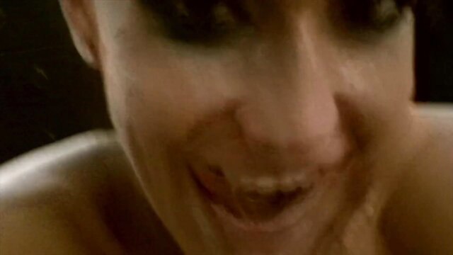 Jessica Jaymes smirking closeup in Hot Amateur Sucks Dick video