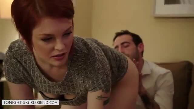 Bree Daniels redhead seduces man in passionate hostel fuck