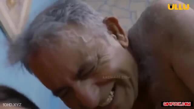 Rani forced by Sasur Ji, old man kissing her neck in hot scene